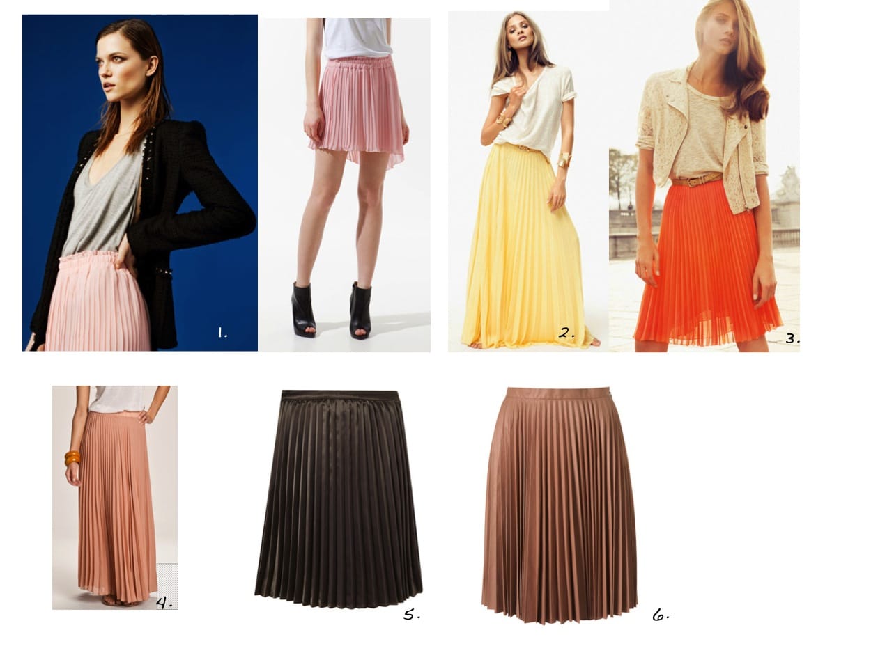 porter une jupe plissée