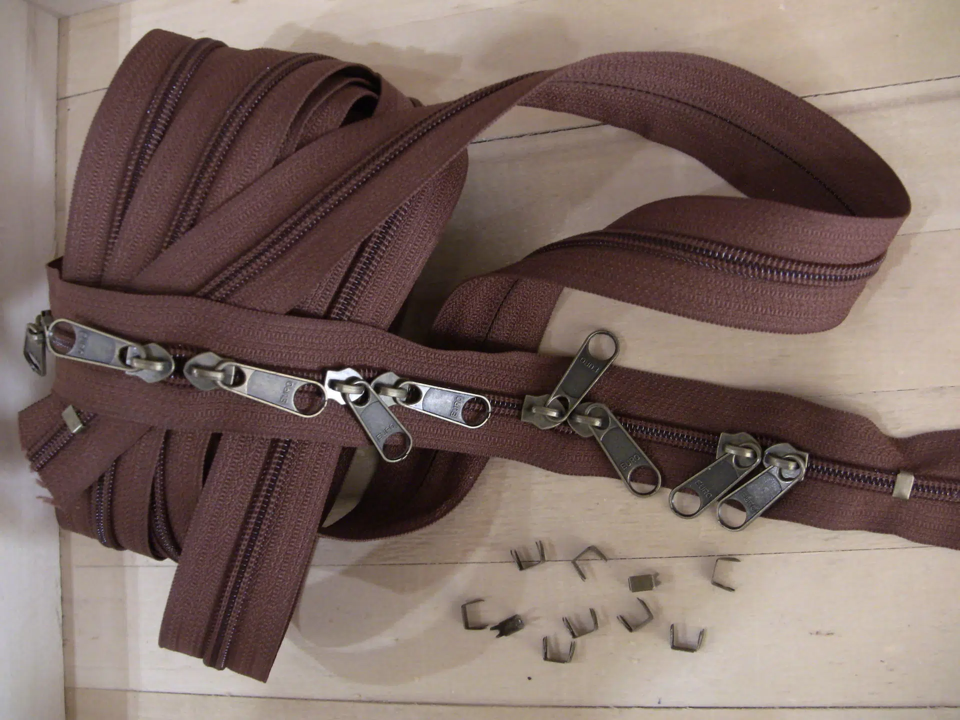 fermeture éclair au mètre