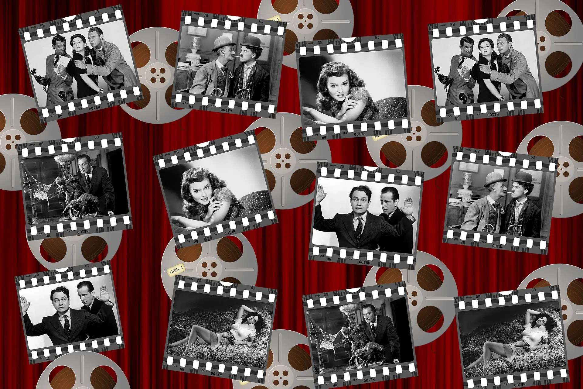 Différentes photos d'acteurs en plein casting