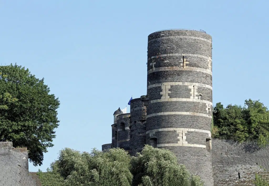 Un château à Angers