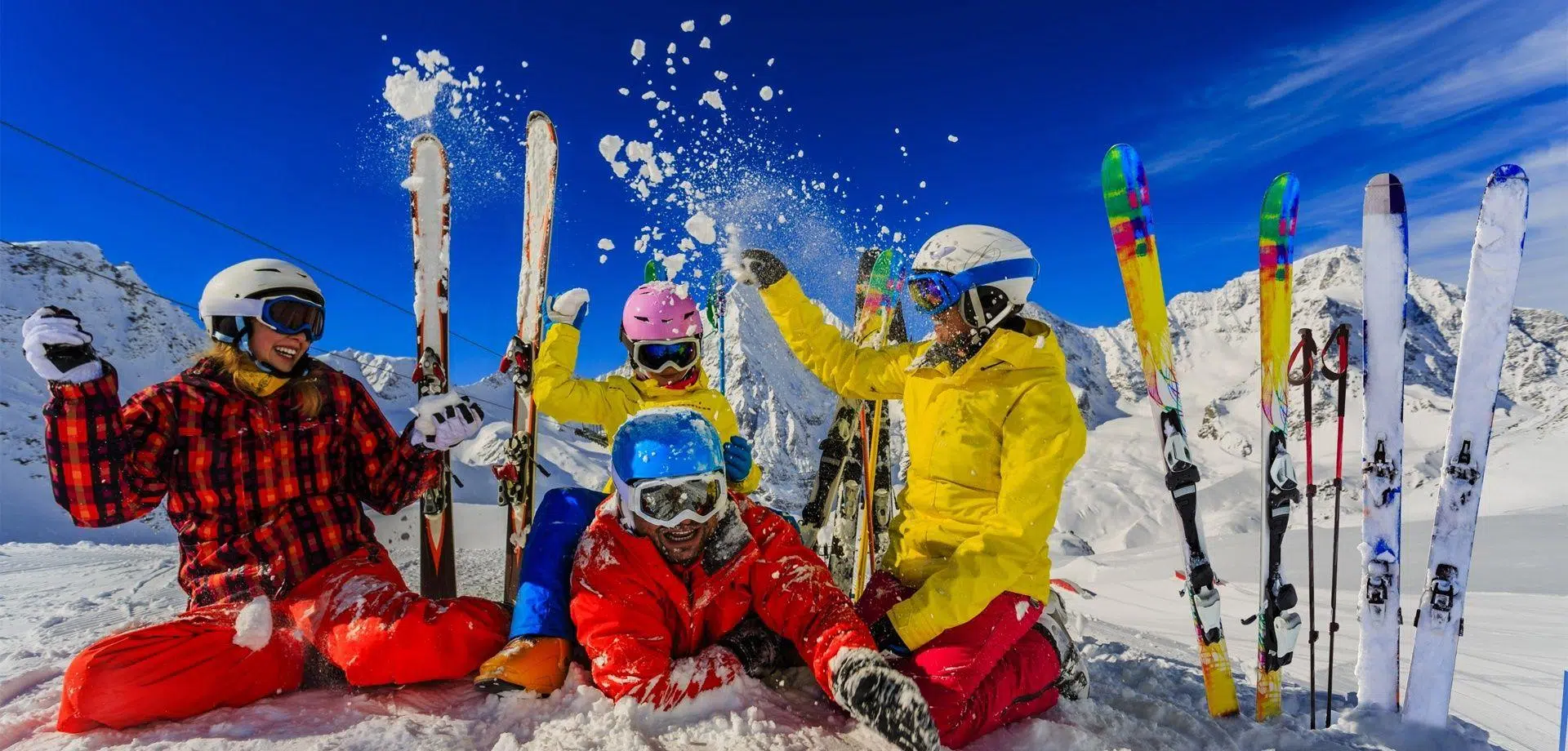 Le bonheur de passer des vacances au ski