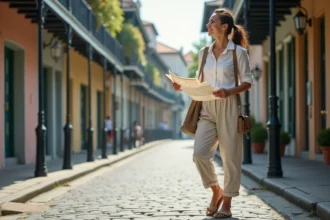Quartier historique du Vieux Carré à la Nouvelle Orléans