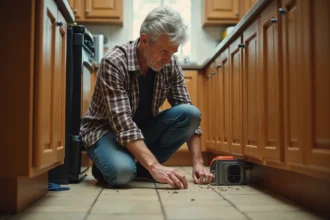 Rats dans une habitation avec pièges pour les éliminer
