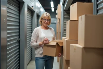 Garde-meuble sécurisé pour le stockage de meubles pendant les rénovations